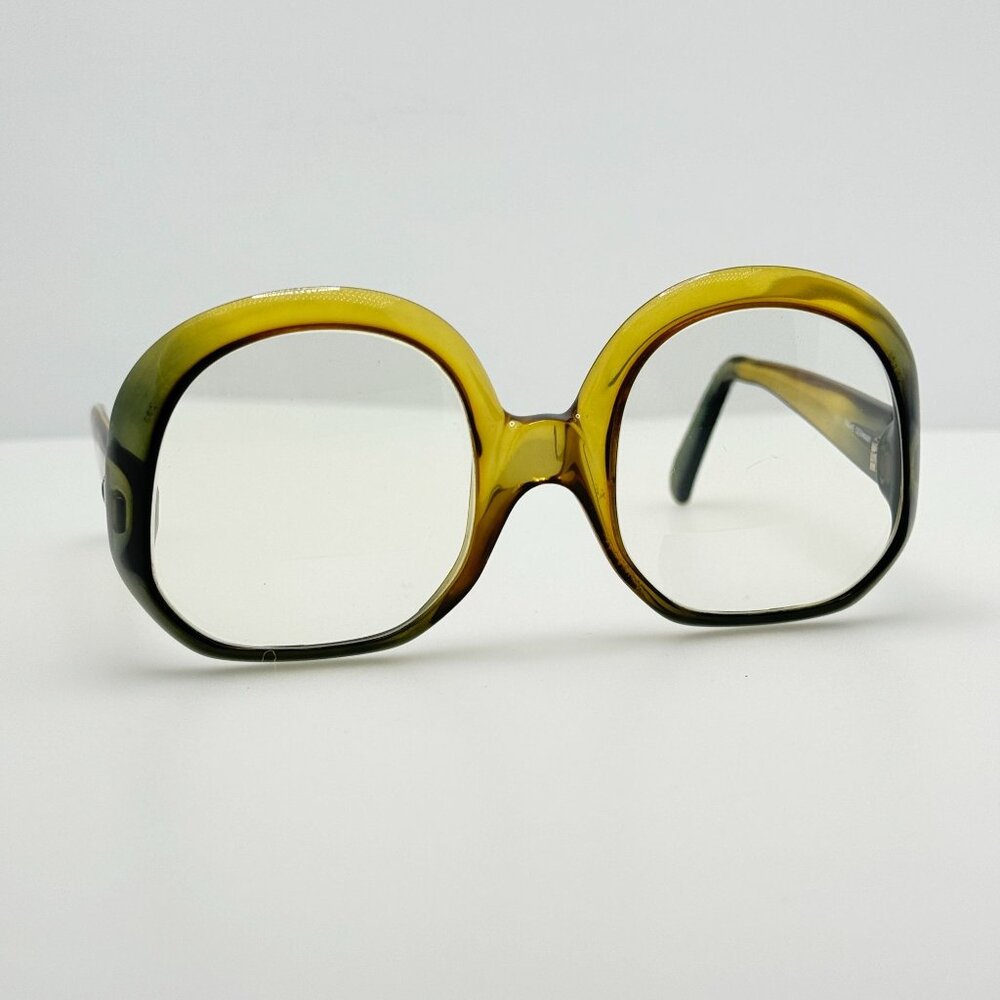 Dior Oversized Yellow Glasses